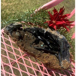 Large Vivianite Crystal Specimen, Raw Vivianite